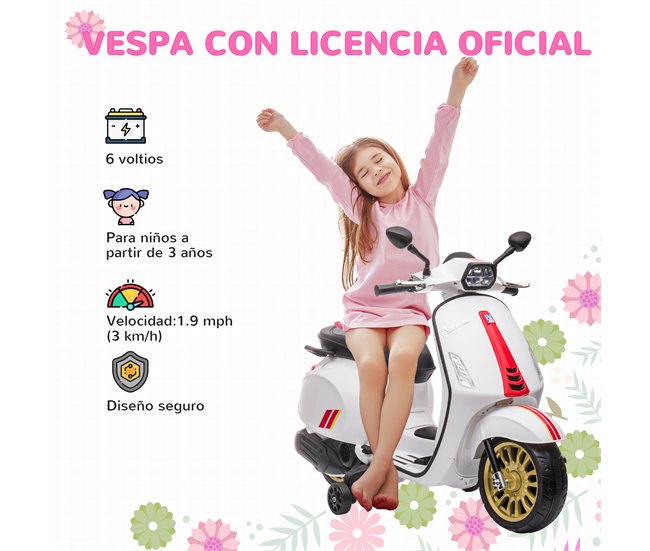 Motas elétricas PP, Metal AIYAPLAY Branco