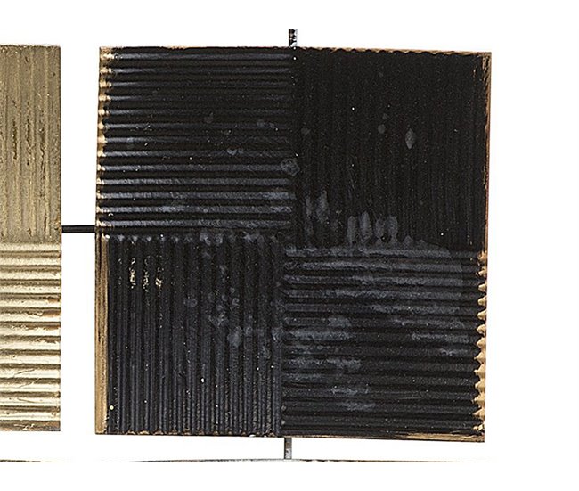 Beliani Decoração de parede TITANIUM Preto