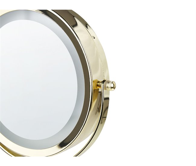 Beliani Espelho de maquilhagem SAVOIE 20x15 Branco