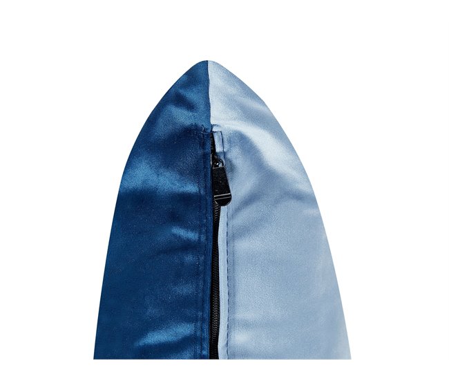 Beliani Chaise longue izquierdo Terciopelo GONESSE Azul Marino