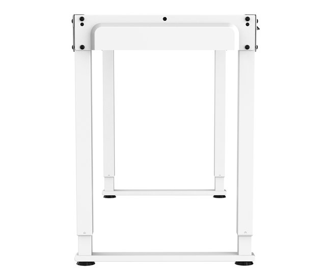 Estrutura de secretária Kirkkonummi ajustável em altura em aço 135x55 Branco