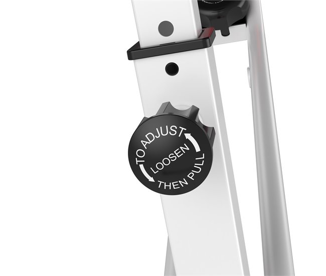 Bicicleta ergométrica em forma de X Aço, ABS, PVC HOMCOM Vermelho