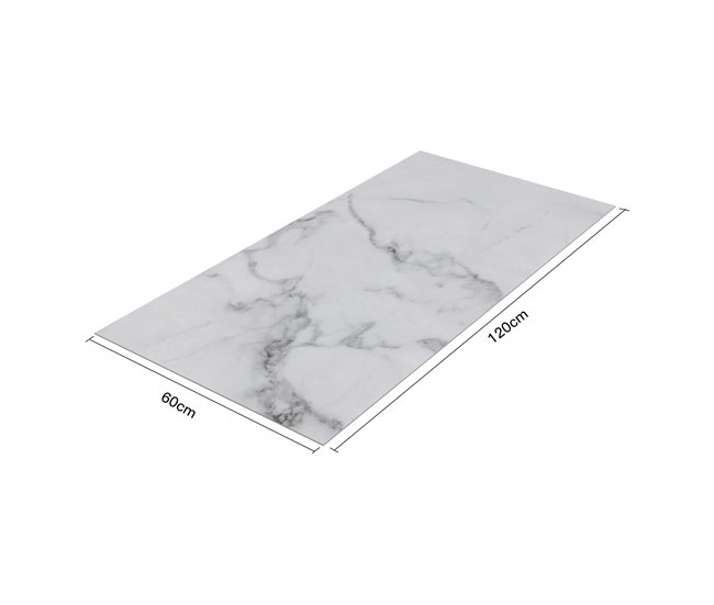 Revestimento de parede Bladel 4 painéis PVC Branco