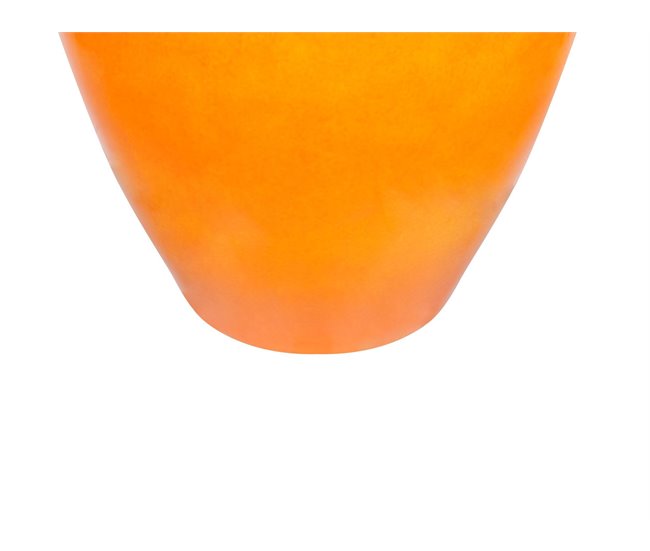 Beliani Jarro de flores TERRASA Laranja