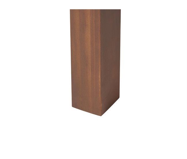Beliani Mesa extensível CESANA 100x180 Castanho
