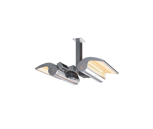 Sined INFRARED CEILING DOUBLE HEATER 4000W, Grey Cinza