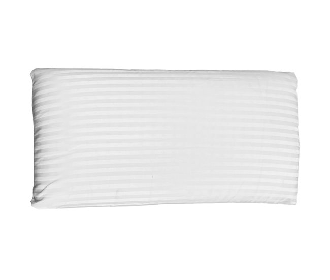 Travesseiro de látex perfurado com capa 70x35 Branco