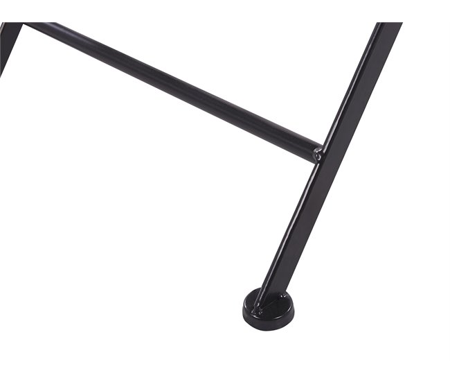 Beliani Conjunto bistrô CARIATI Preto