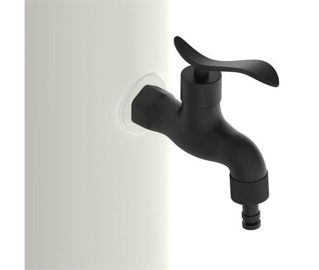 KIT TRITONO SINADO Fonte exterior com balde de 5 litros de polietileno, Branco Branco