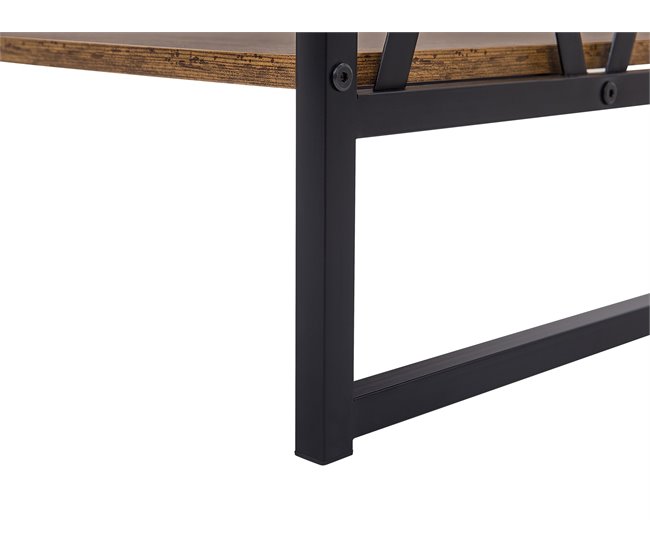 Beliani Consola AYDEN 107 Castanho