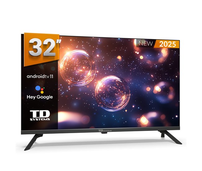 Televisor Smart TV 32 polegadas - TD Systems PRIME32K20GLE Preto