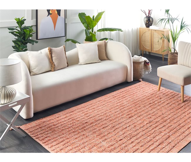 Beliani Pelos curtos MUGLA 160x230 Laranja