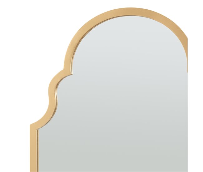 [en.casa] Espelho de parede Hämeenkyrö design atrativo MDF 60x2 Dourado