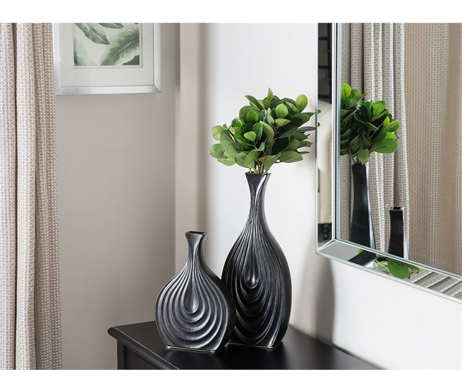 Beliani Jarro decorativo THAPSUS Preto