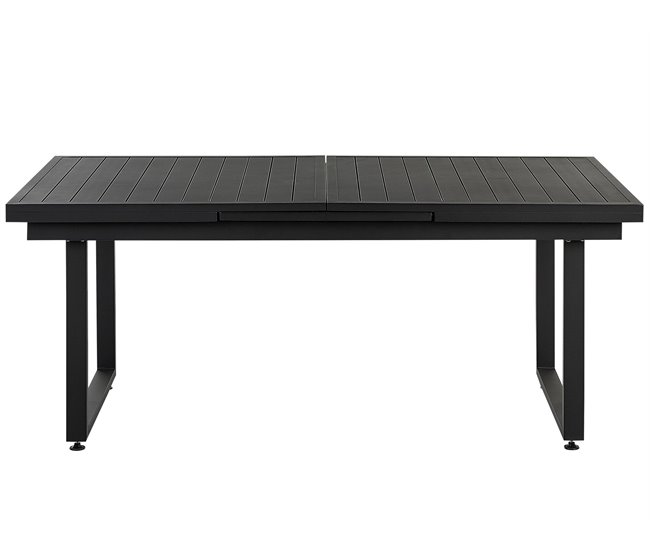 Beliani Mesa extensível VALCANETTO Preto