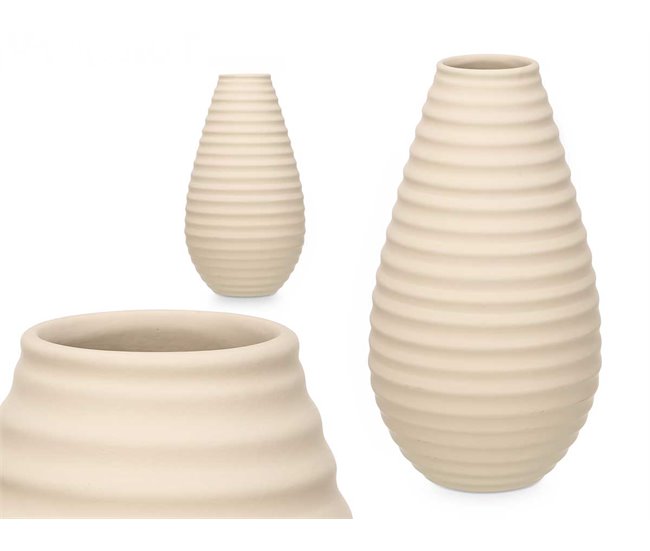 Jara RAYAS em cerâmica 44cm marca CONFORAMA Bege