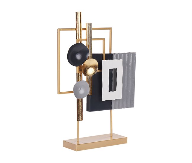 Beliani Acessório decorativo SULFUR Dourado
