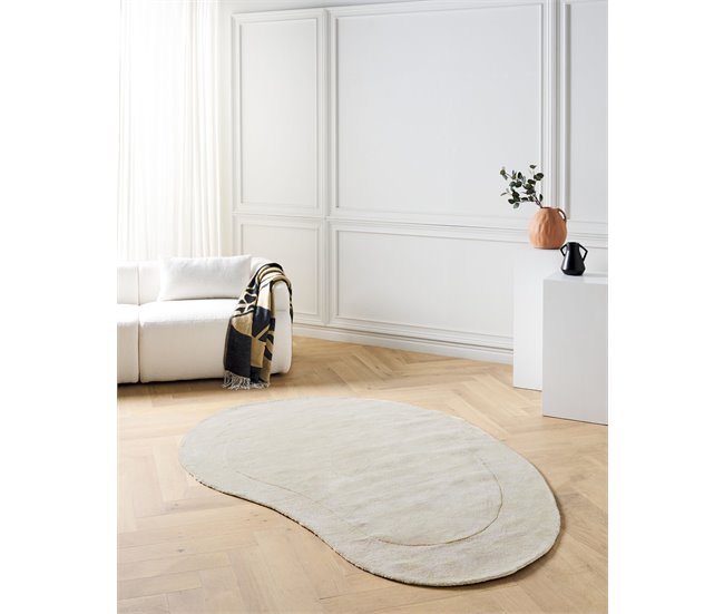 Beliani Pelos curtos MASSO 160x230 Bege