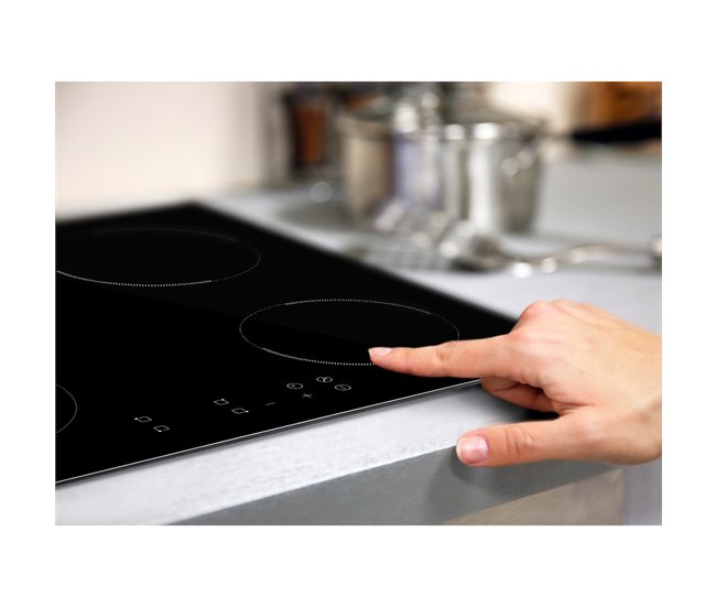 Amsta AMPI4Z6400 Placa de indução 4 zonas 6400W Preto