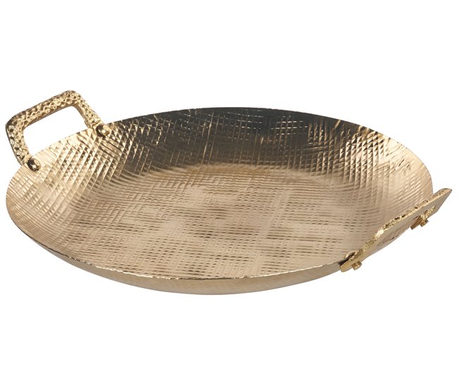 Beliani Prato decorativo DEORIA Dourado