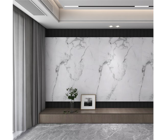 Revestimento de parede Bladel 4 painéis PVC Branco