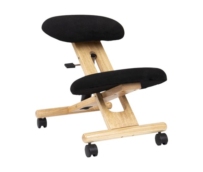 Silla ergonómica Ergochair negro aluminio AlumÍnio