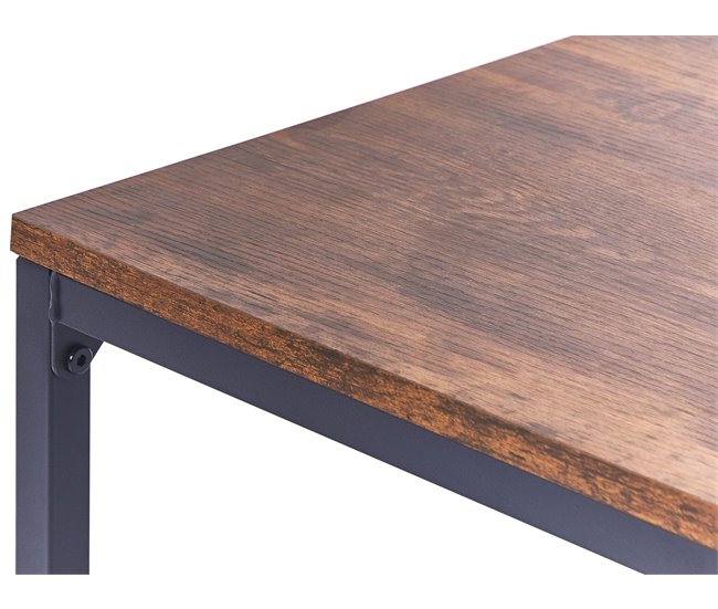 Beliani Mesa de apoio KENNER 40x40 Castanho