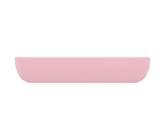 Lavatório - Lavabo - Pia de banheiro luxuoso retangular Rosa