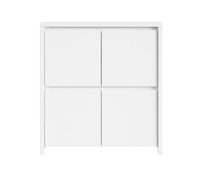 Aparador de 4 portas Soren 105 Branco