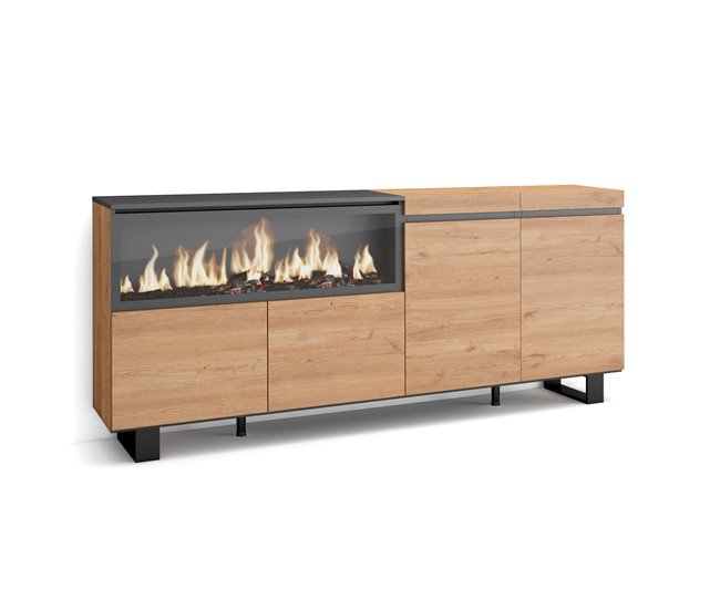 Aparadores para sala de estar 208 Carvalho