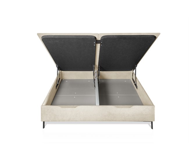 Sommier estofado com pés em L VIENA HILDING 