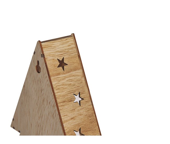 Beliani Figura decorativa JUVA Castanho