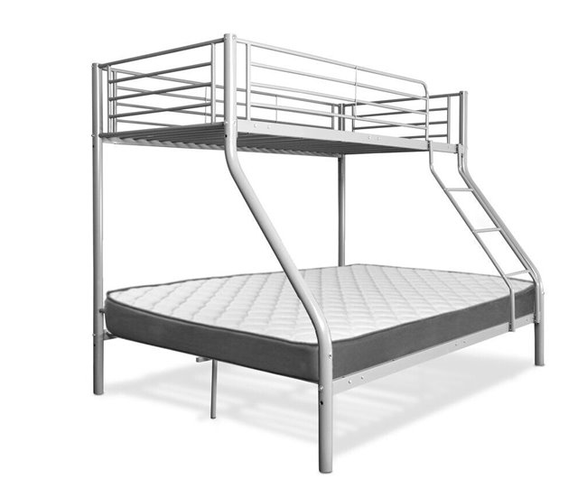 Beliche duplo metálico AS-121 145x200 Cinza