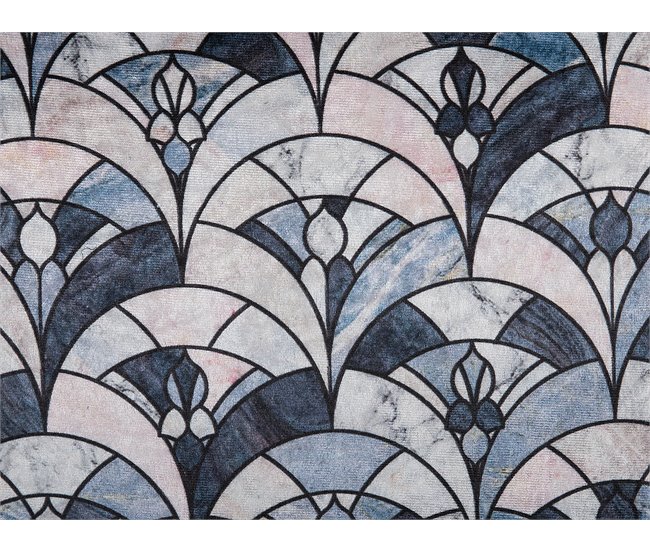 Beliani Almofada decorativa KOODAL Azul