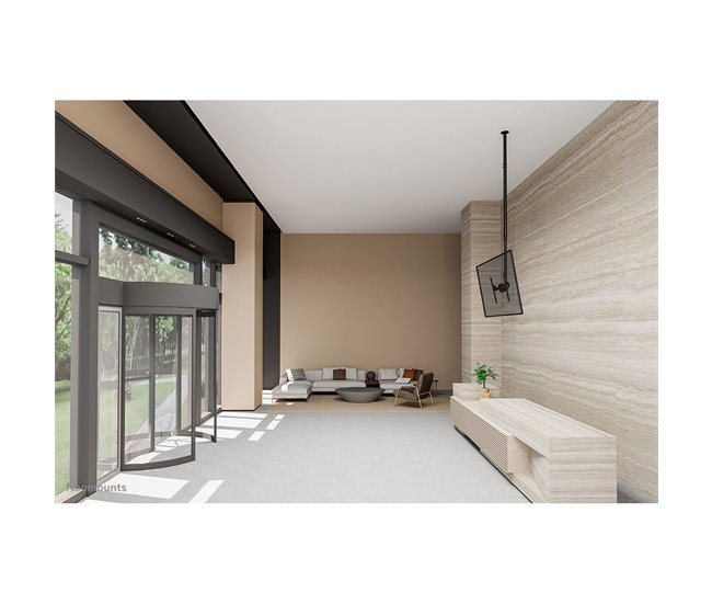 Suporte de Mesa para Ecrã CL35-440BL16XL Preto