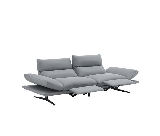 Sofá AGATA relax elétrico Cinza
