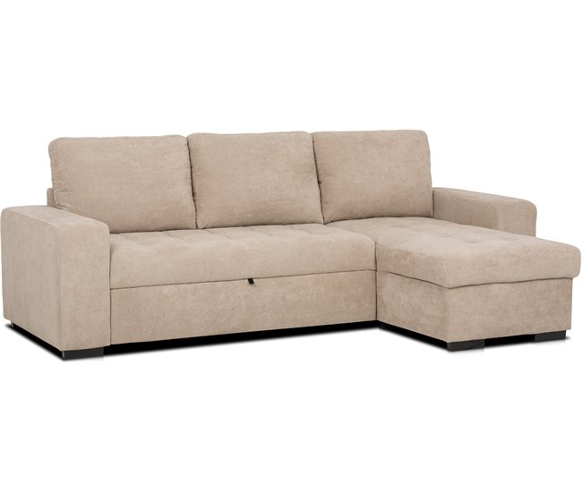 Chaise longue com cama HARRY Camel