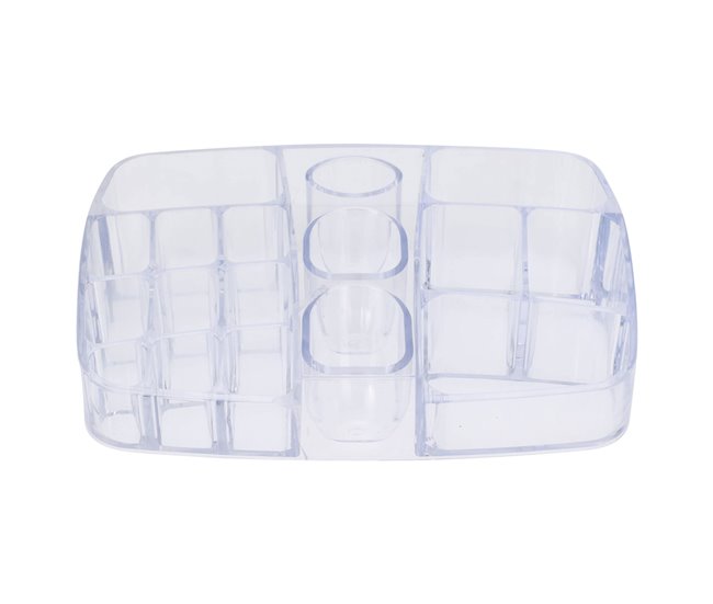 Espelho de maquiagem Well Home com LED Transparente