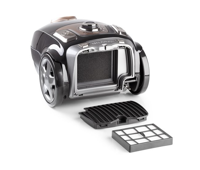 Aspirador com saco HAEGER Super Silent - 750W Preto