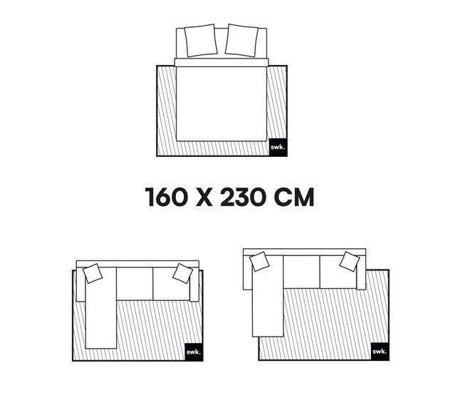 Alcatifa interior tufada com relevo claro 230x160 Creme