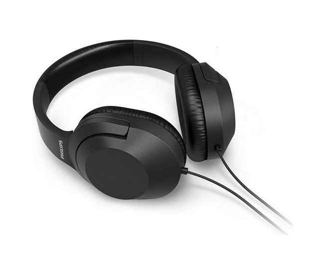 Auriculares de Diadema Preto