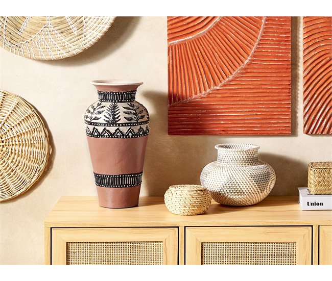 Beliani Jarro decorativo SIAK Castanho
