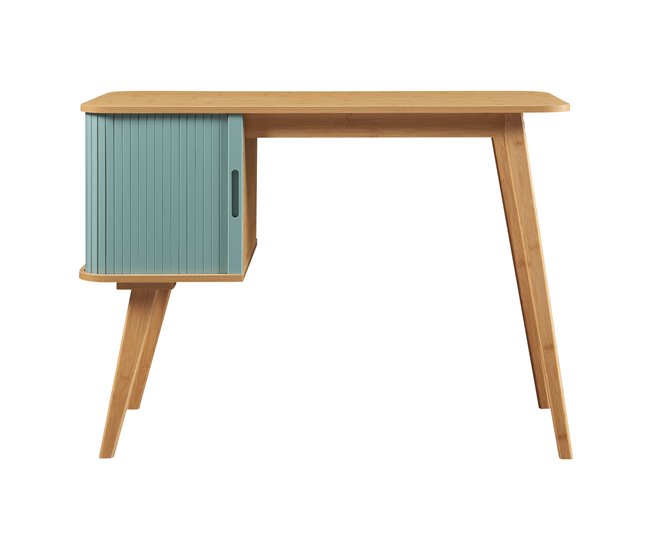 Secretária Tysvær com compartimento Azul