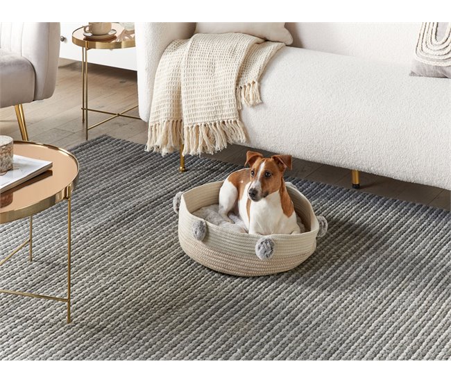 Beliani Cama para mascotas ORTACA Bege