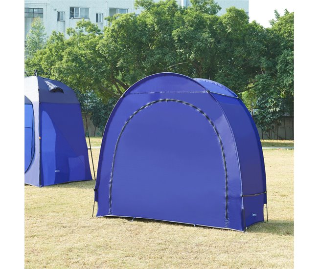 Tenda Bergendal portátil para 2 bicicletas 84x198 Azul