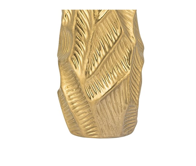 Beliani Jarrón decorativo ZAFAR Dourado