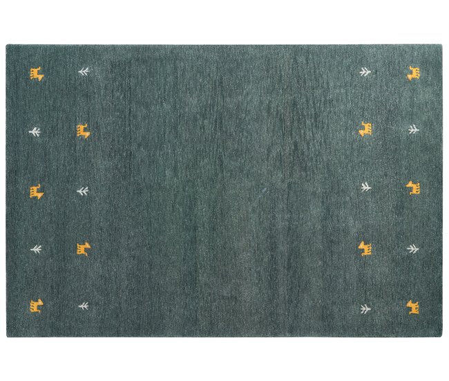 Beliani Pelos curtos CALTI 200x300 Verde Escuro
