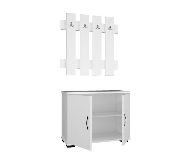 Armário de Entrada Morena Branco