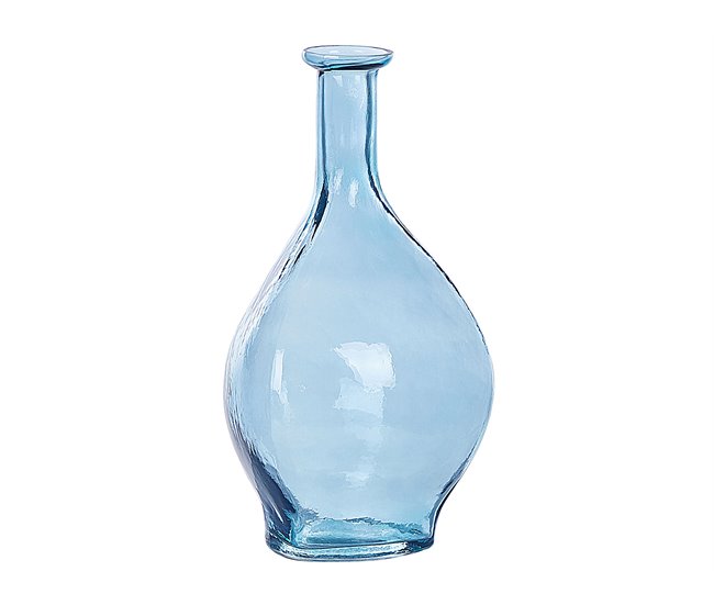 Beliani Jarrón decorativo PAKORA Azul Claro