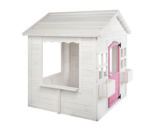 Beliani Casita de jardín NIKAIA Branco